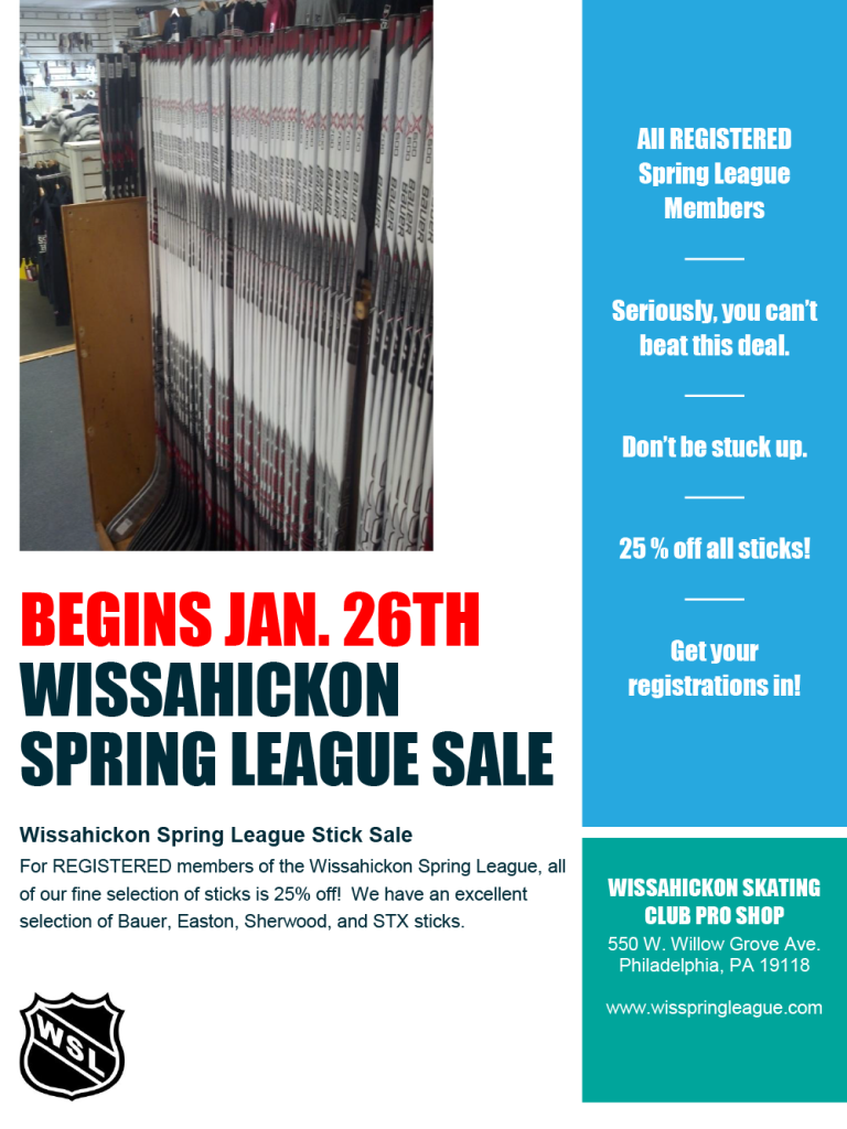 Wissahickon Spring League Sale Flier